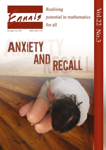 This edition of Equals is packed with a range of articles under the umbrella of anxiety....