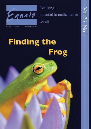 Latest edition of Equals is published and we'd like you to find the frog and much more inside!