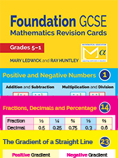 Foundation GCSE Revision Cards 5-1